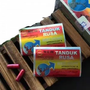 كبسولات قرن الغزال Tanduk Rusa الجامو للضعف الجنسي