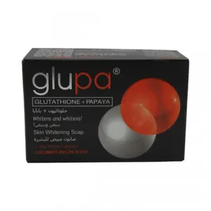 صابونة جلوبا بالجلوتاثيون والبابايا لتبييض البشرة 135 جرام -glupa