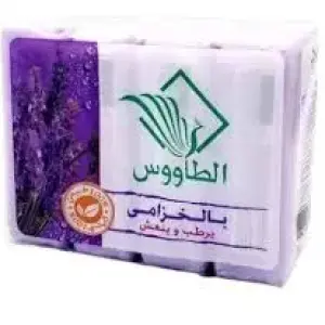 صابون الطاووس طبيعي بالخزامي - 4 قطع 125غ