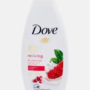 دوف غسول الجسم المنعش & ليفة بالرمان وشاي الكركديه 250 مل