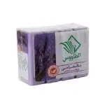 صابون الطاووس طبيعي بالخزامي - 4 قطع 125غ