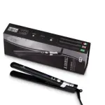 مكواة فرد الشعر الاحترافية من السيراميك باللون الأسود/الرمادي