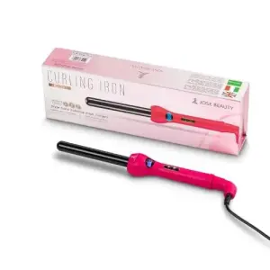 مكواة تجعيد الشعر مع شاشة LED