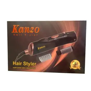 مصفف مجفف الشعر باللون الأسود والذهبي